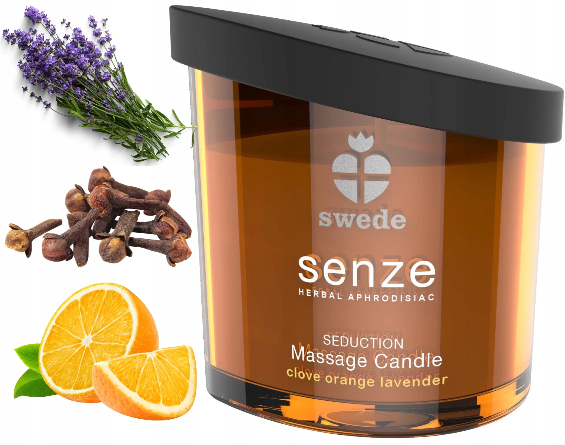Массажная свеча Senze Seduction Massage Candle, 50 мл