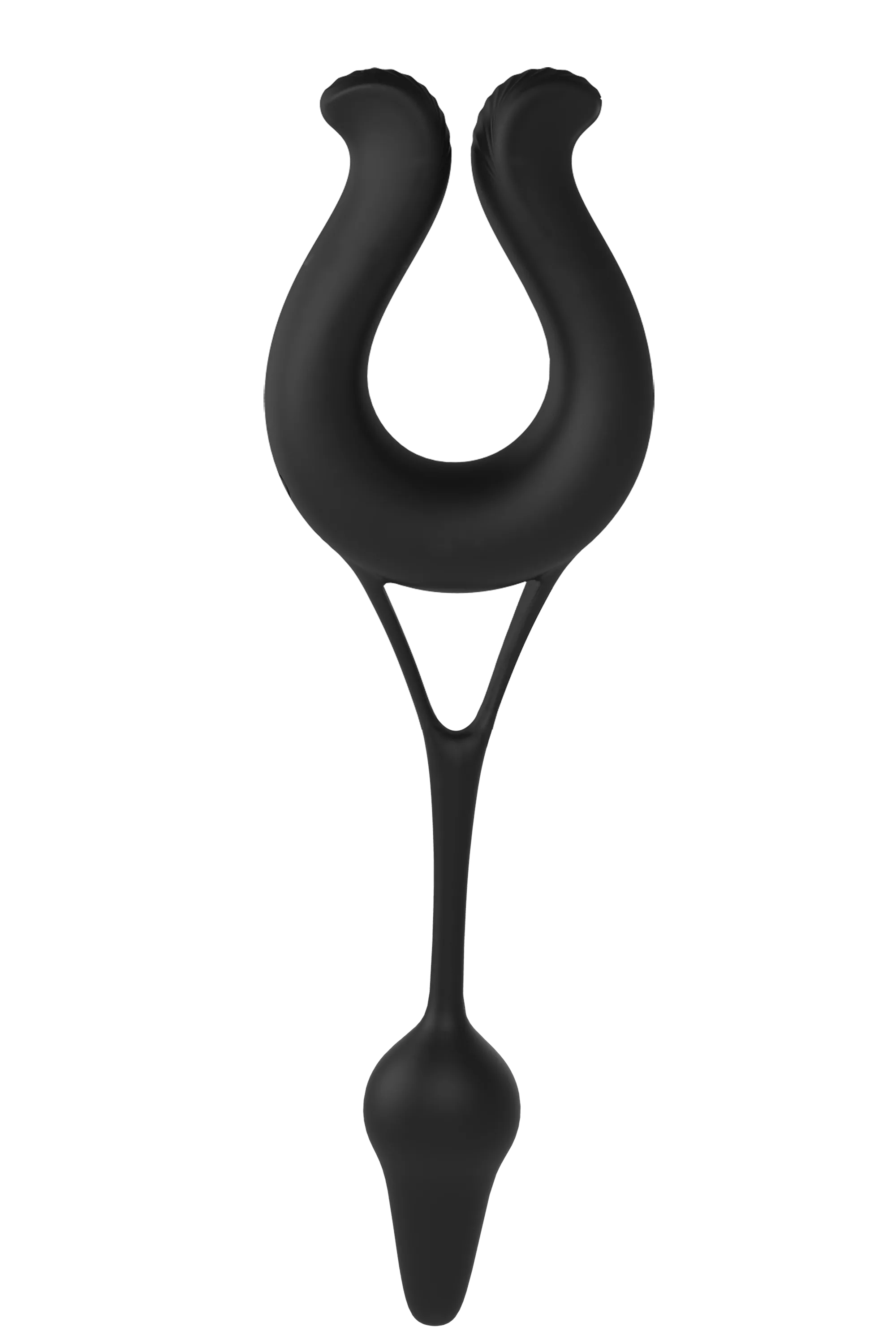 Dream Toys Rings of Love Remote Multi Teaser - Wibrator, Czarny, 23 cm