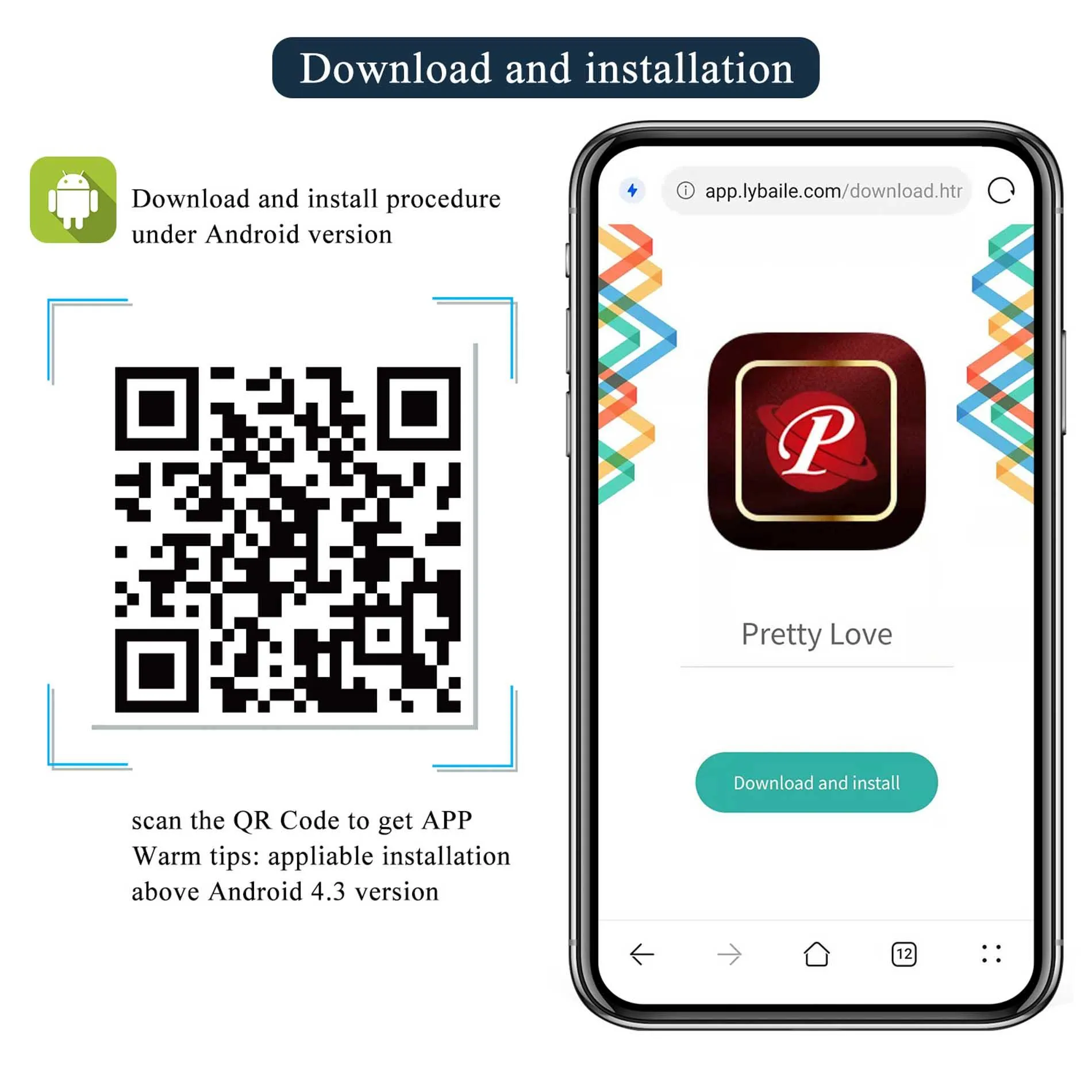 Анальная пробка Pretty Love Anthony Smart App, 15 см (черный)
