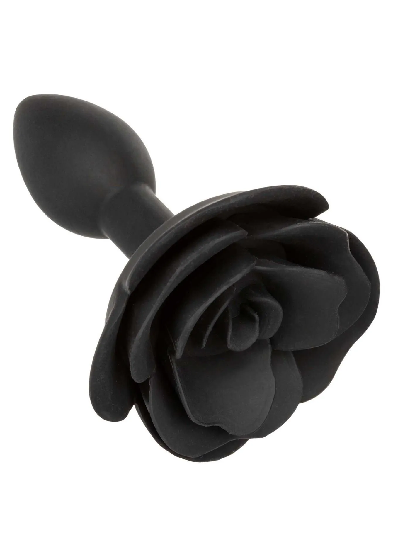 Анальная пробка Calexotics Rose Anal Plug Small, 7.5 см (черный)