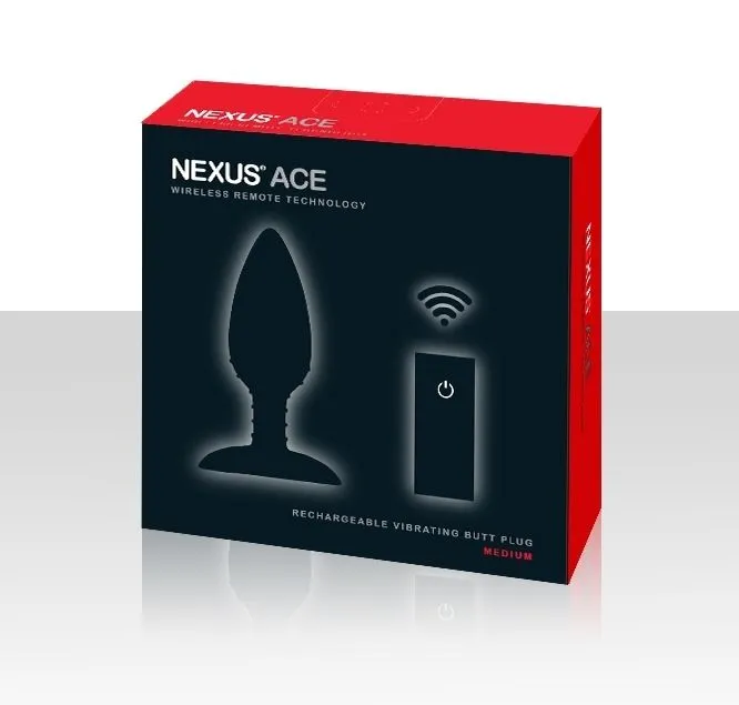 Анальна пробка Nexus Ace Medium, 10,5 см (чорний)