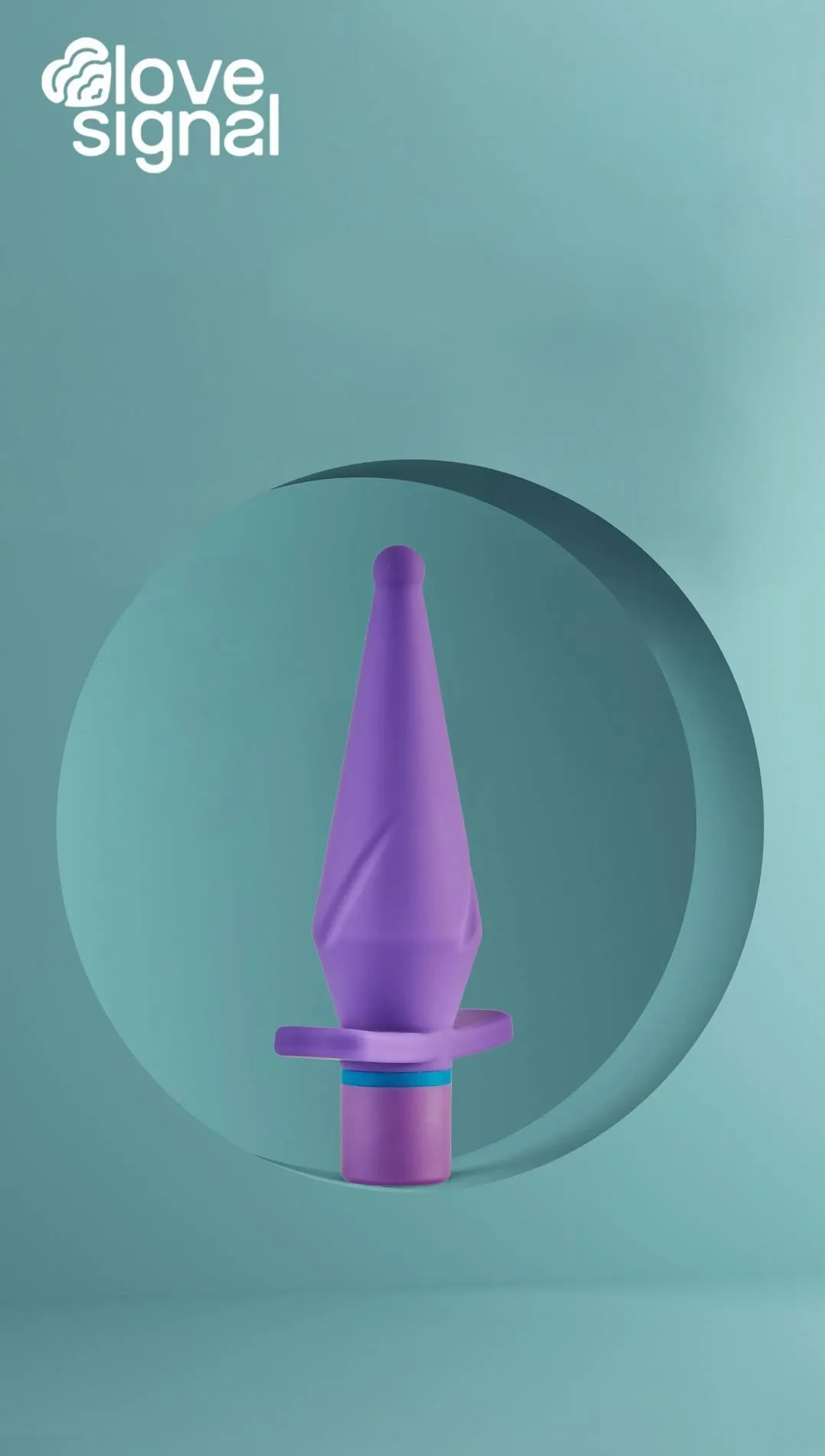 Анальная пробка Dream Toys Tingling Touch, 13 см (фиолетовый)