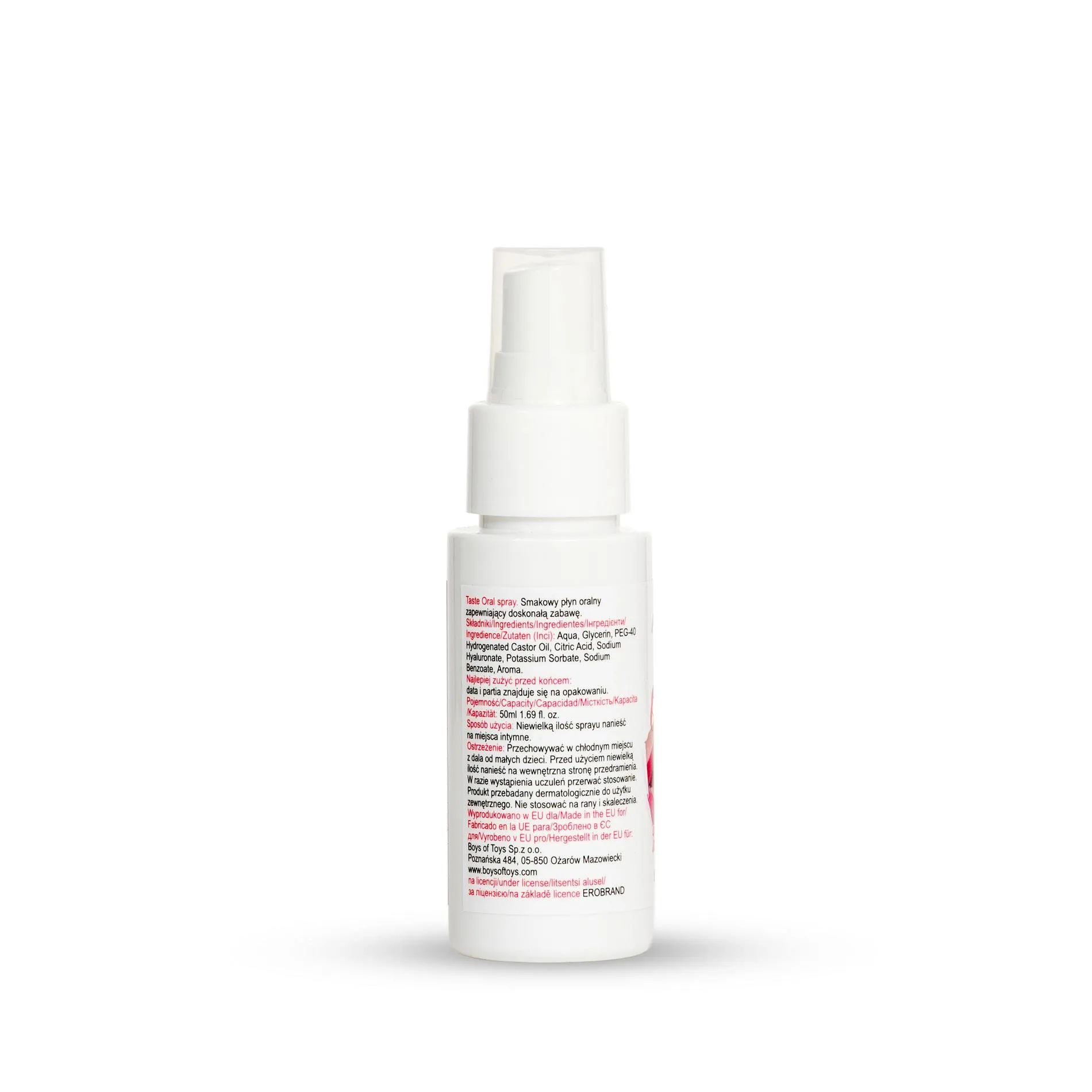 Спрей для орального секса MyLove Taste Oral Spray Strawberry, 50 мл