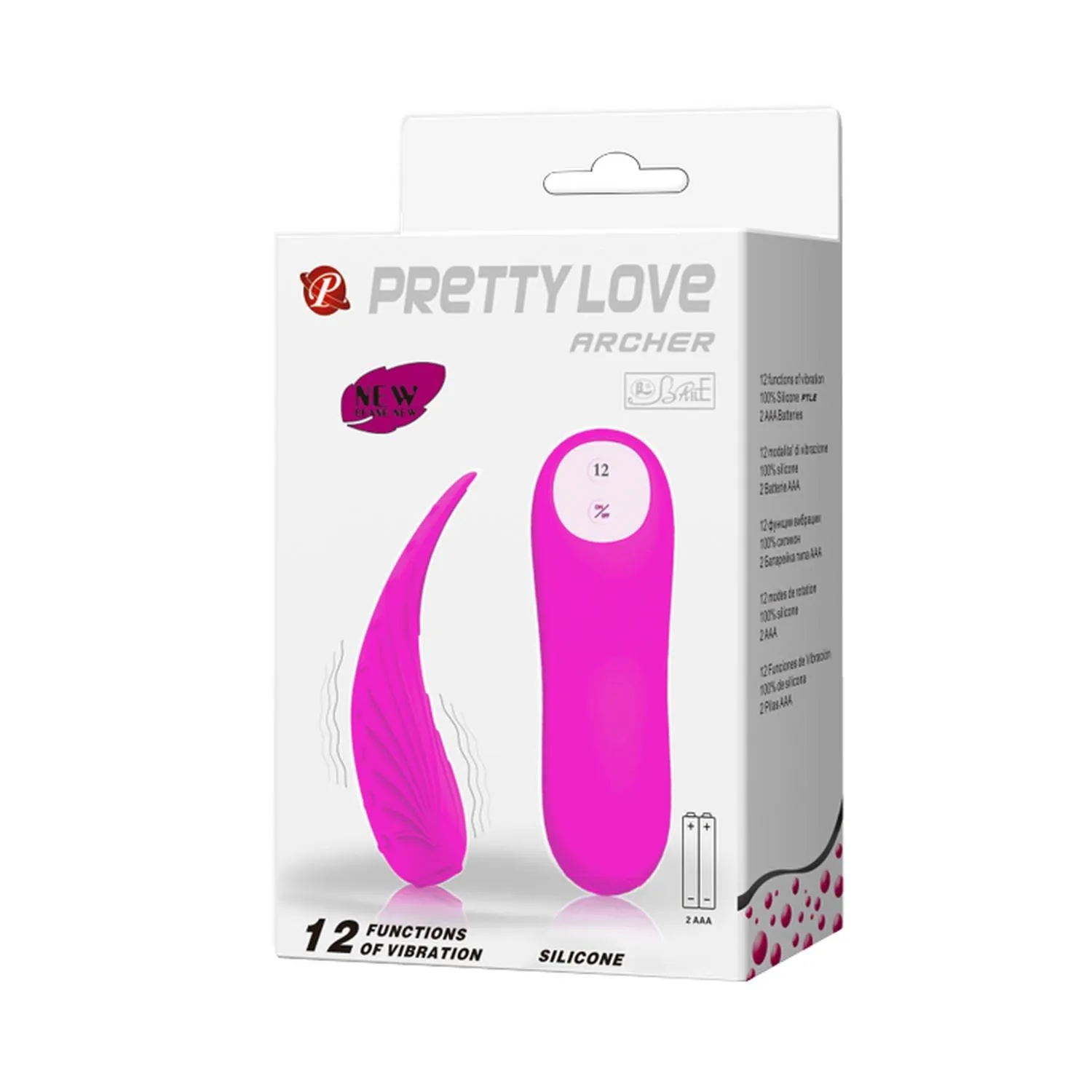 Вібратор Pretty Love Archer, 7.6 см (рожевий)