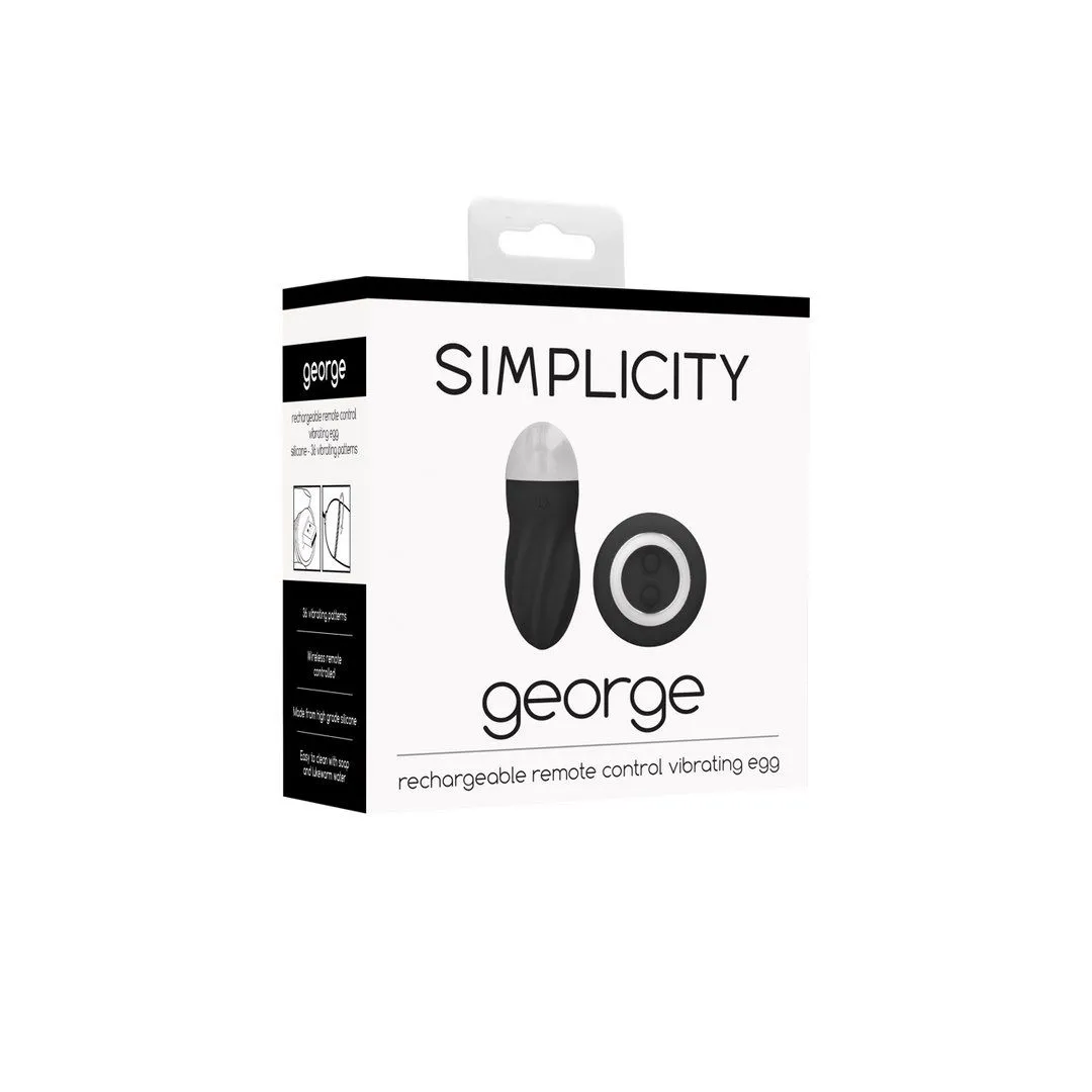 Simplicity George -, Czarny, 9 cm