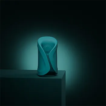Lovense Gush 2 - Automatyczny masturbator z wibracją, Zielony, 10.6 cm