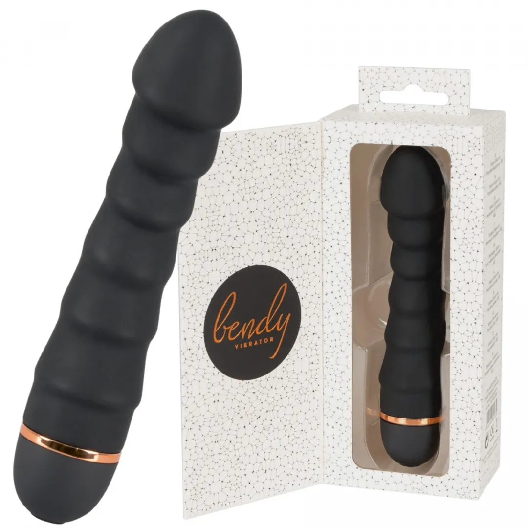 You2Toys Bendy Ripple - Wibrator, Czarny, 16, 5 cm