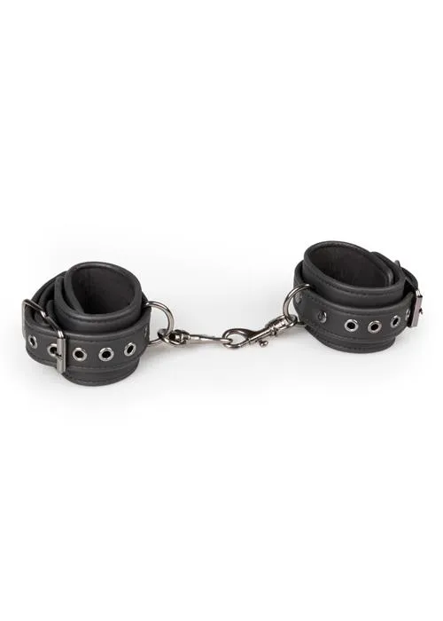 BDSM набор EasyToys Neck and Wrist Restraint (черный)