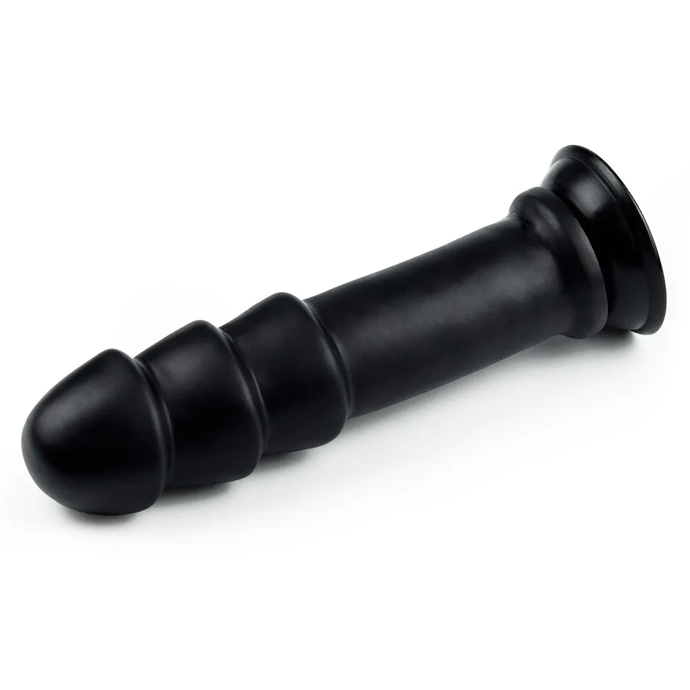 Фаллоимитатор King Sized Anal Ripples, 28.5 см (черный)