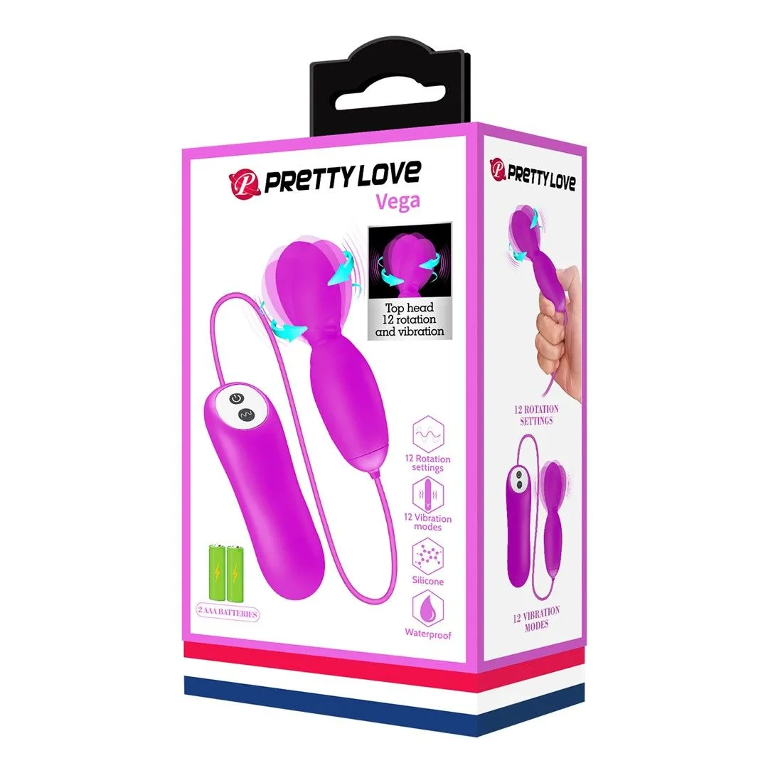 Віброяйце Pretty Love Vega, 10,2 см (фіолетовий)