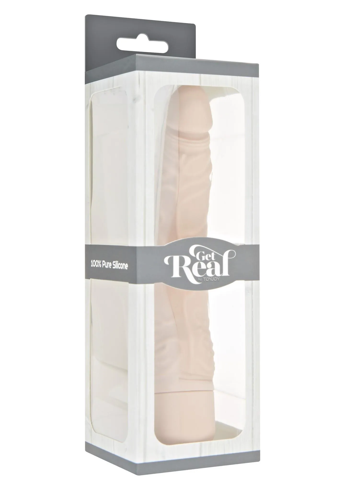 Вибратор ToyJoy Classic Slim, 20.7 см (телесный)