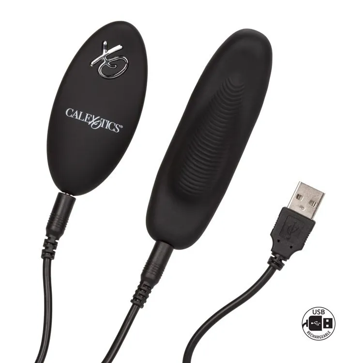 CalExotics Remote Petite Panty Teaser - Wibrator łechtaczkowy, Czarny, 9, 5 cm