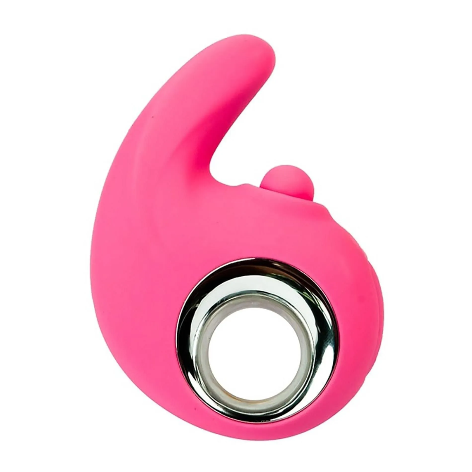 Вибратор для клитора Fantasy Tapping & vibrating, 10.5 см (розовый)