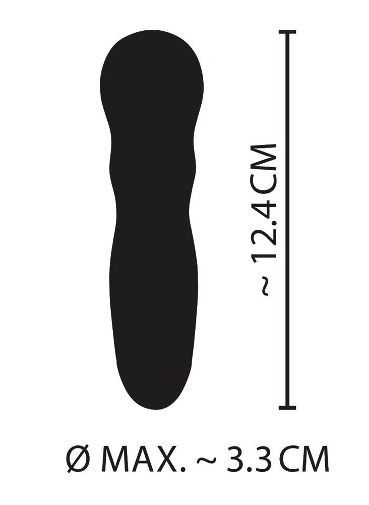 Cuties - Mini wibrator, Fioletowy, 12, 4 cm