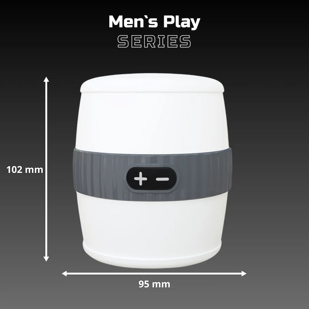 EROSPACE Men, s Play B3 - Masturbator, Biały, 10.2 cm