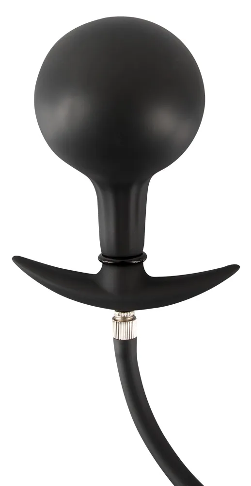 Orion Inflatable Plug - Korek analny, Czarny, 8 cm