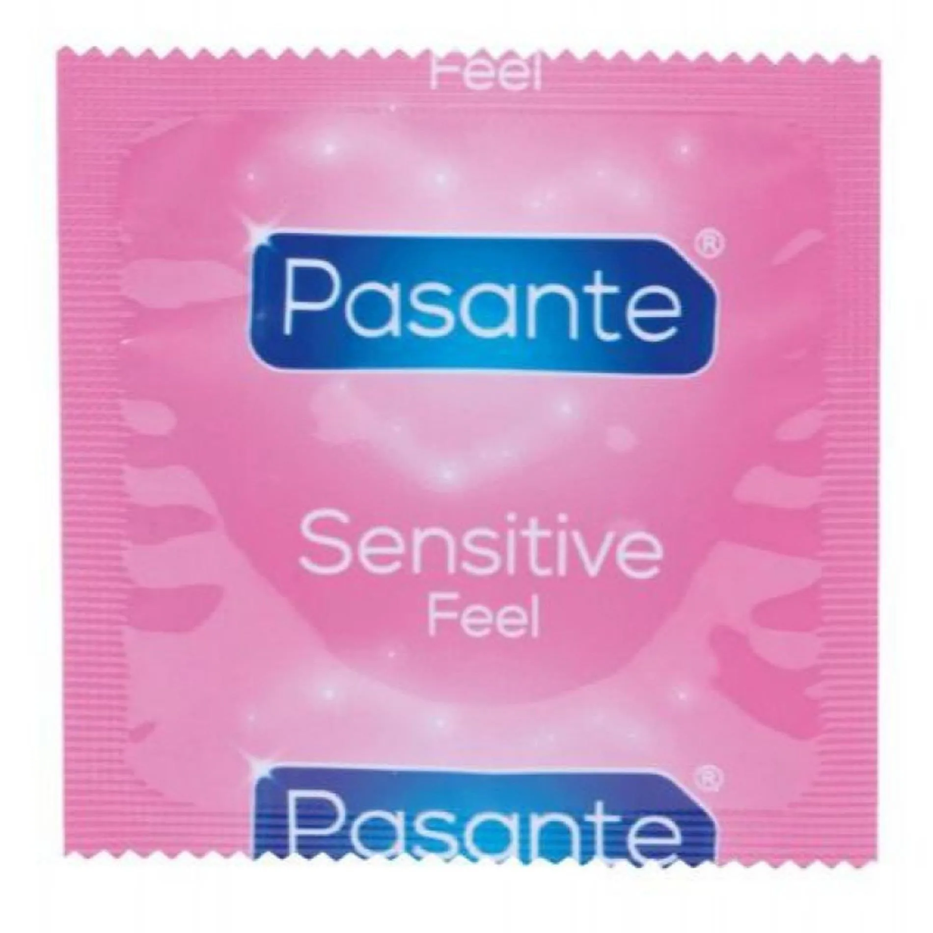 Pasante Sensitive Feel - Prezerwatywy, Przezroczysty, Bezzapachowy, 19 cm