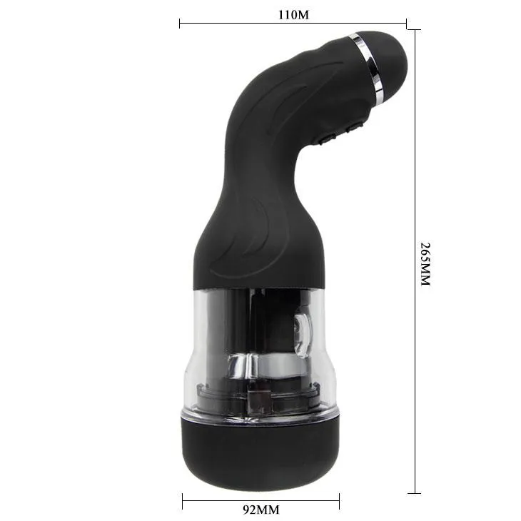 Мастурбатор Baile Rotation Lover USB 5 Functions (чорний)