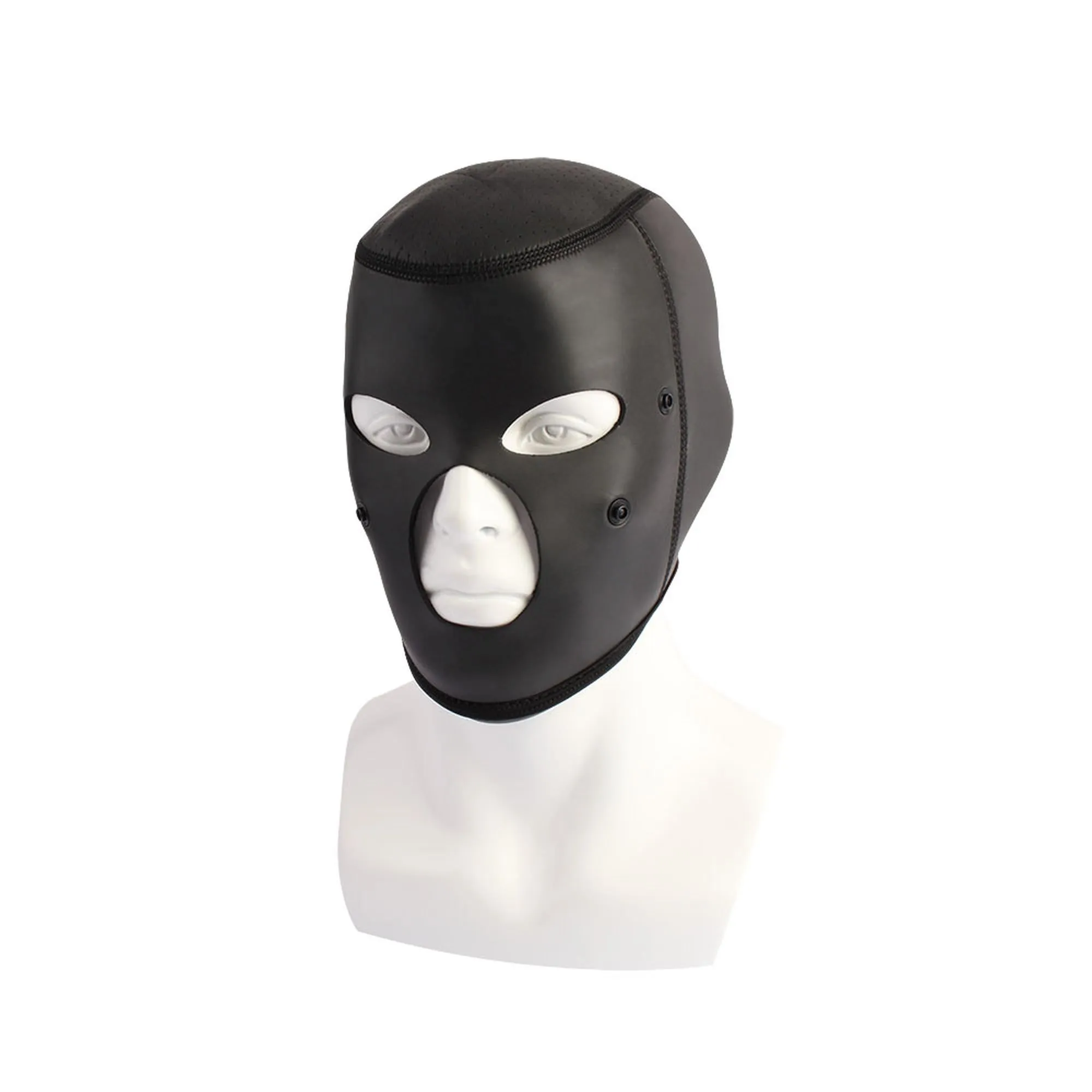 БДСМ маска Sins Inquisition Full-Face Bondage Hood (чорний)