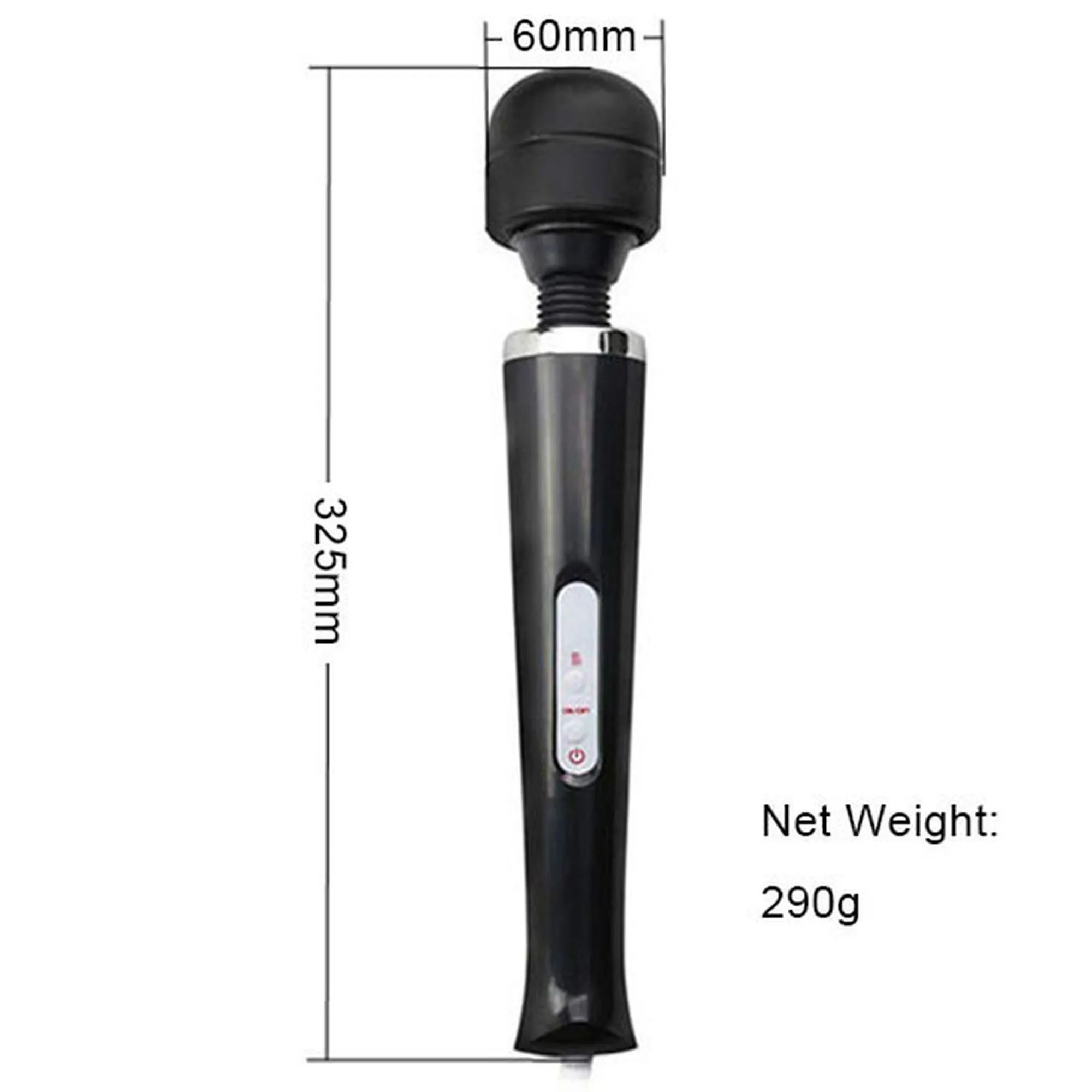 Вибромассажер Boss Series Wand, 32 см (розовый)