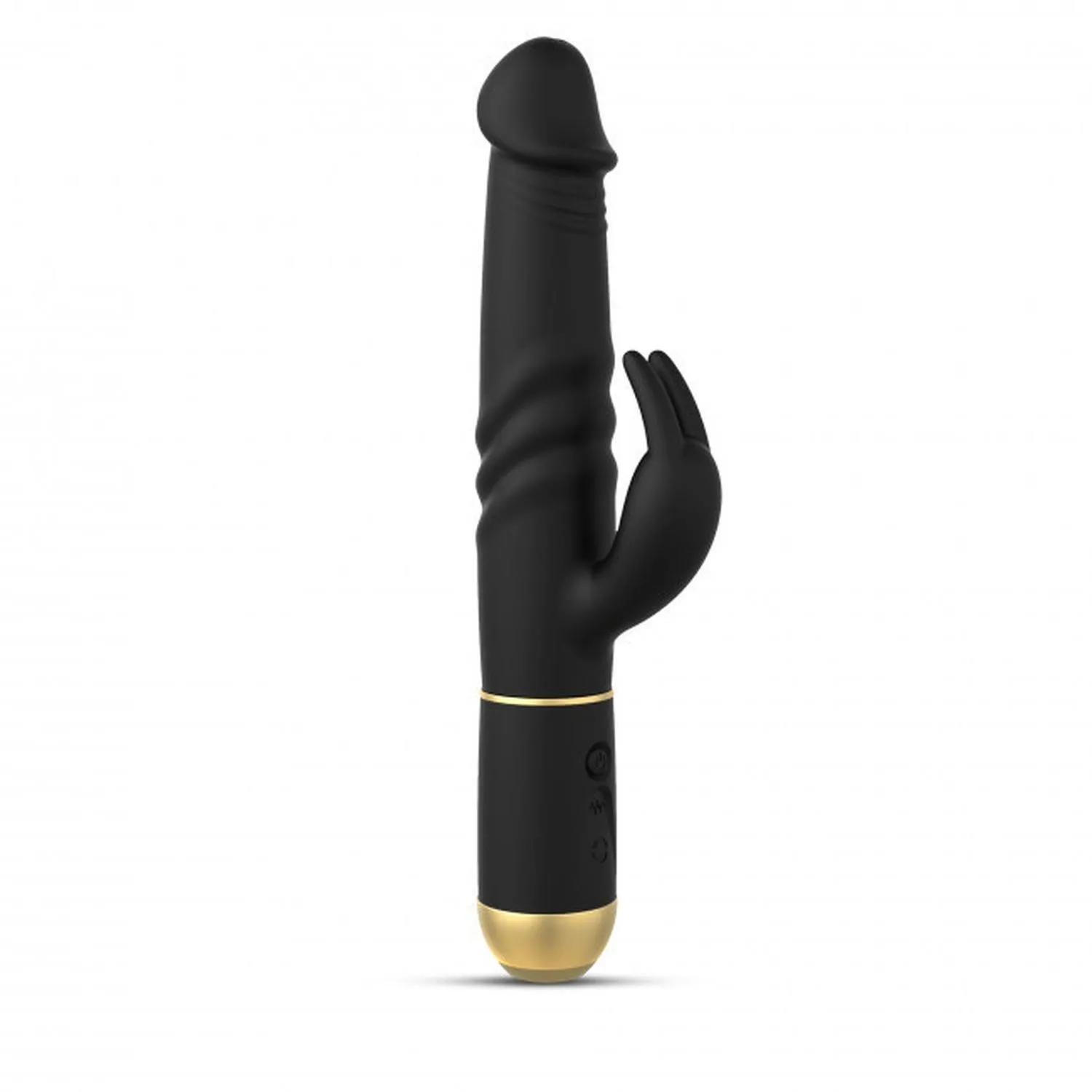 Вібратор-кролик Dorcel Furious 2.0, 27 см (чорний)