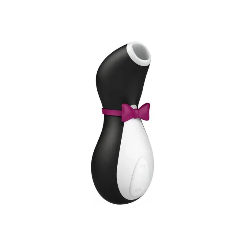 Вакуумный стимулятор клитора с вибрацией Satisfyer Pro Penguin Next Generation (черный)