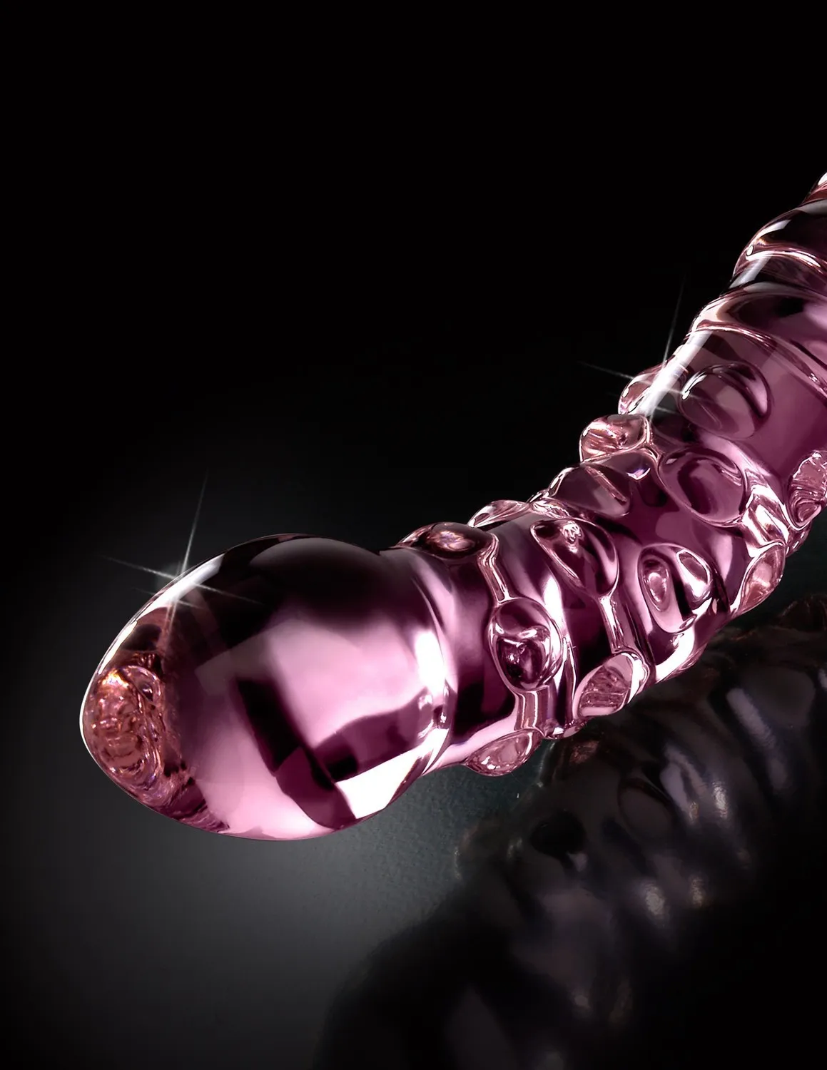 Двосторонній фалоімітатор Icicles Model 55, 19.5 см (рожевий)