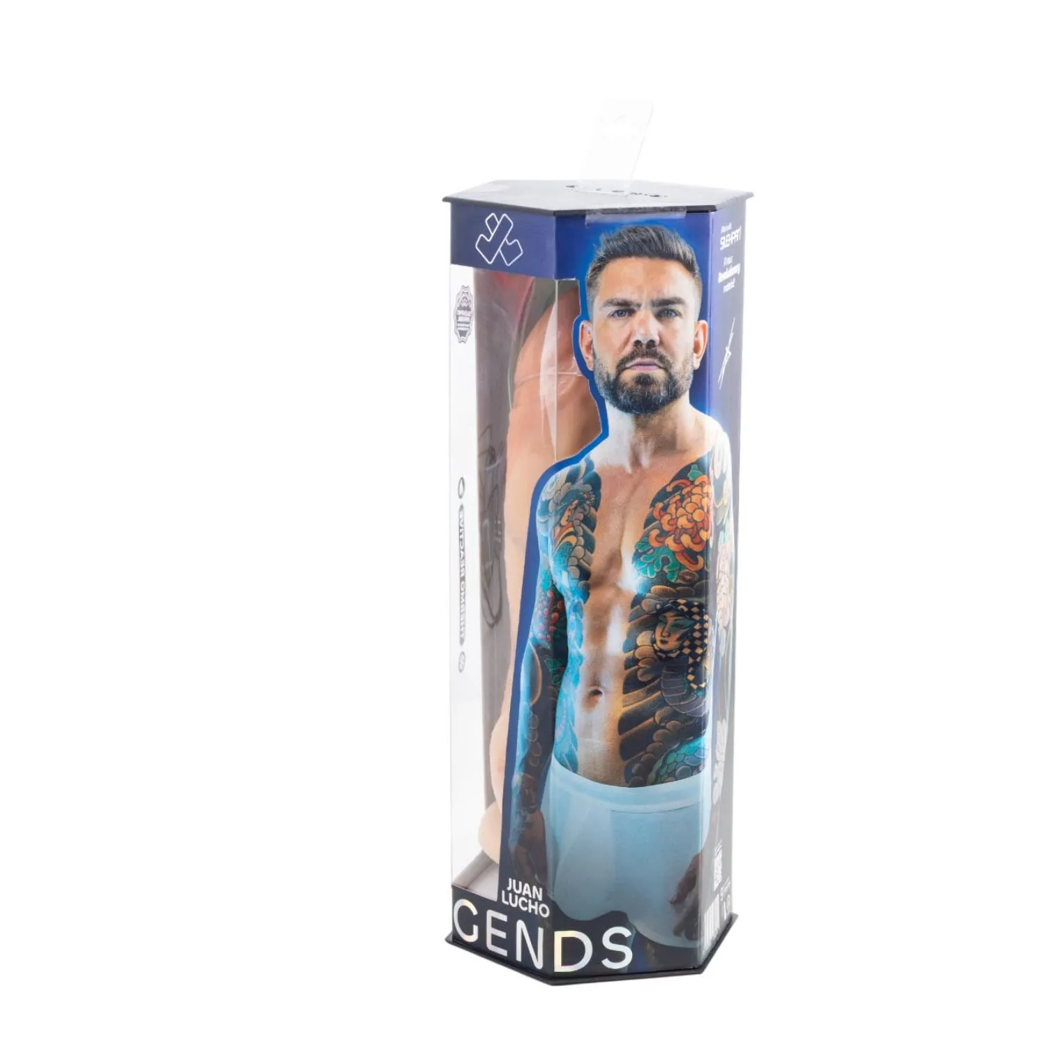 Фаллоимитатор Silexd Legends Juan Lucho Dildo 9", 23.3 см (телесный)