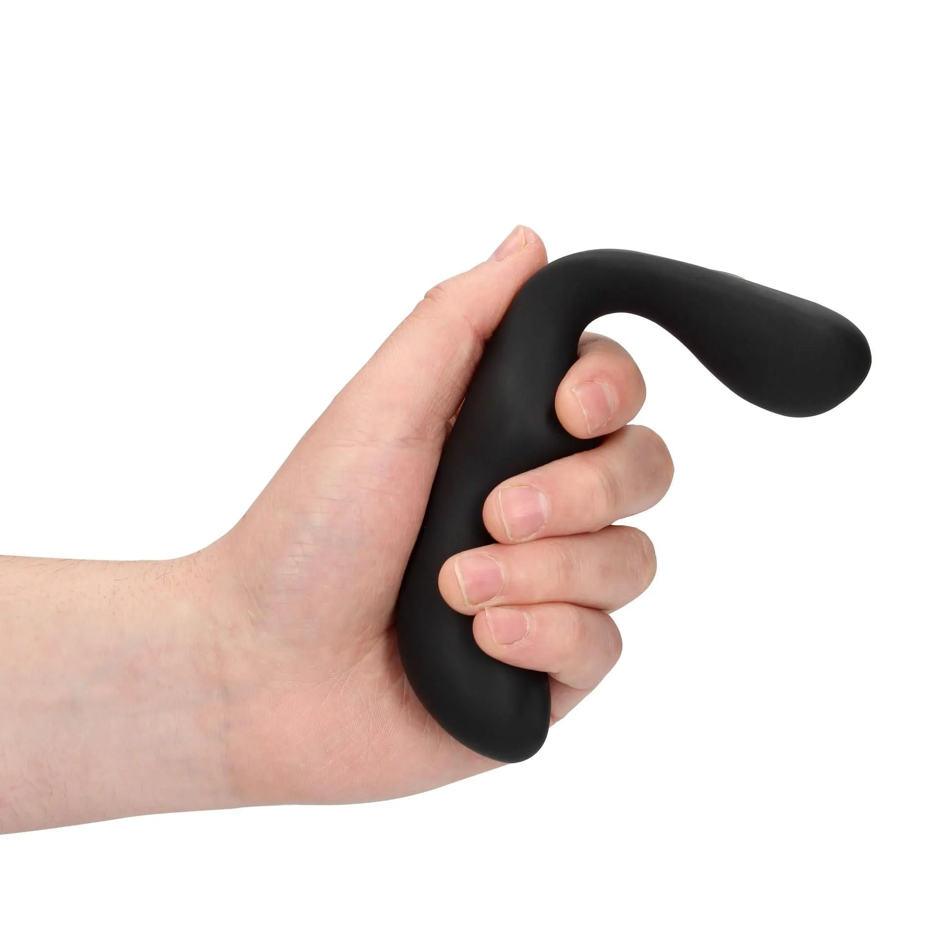 Стимулятор простаты Ouch! Pointed Vibrating Prostate Massager, 13.3 см (черный)