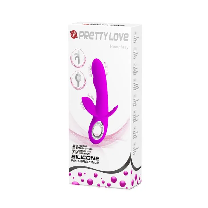Pretty Love Humphrey - Wibrator, Fioletowy, 16, 8 cm