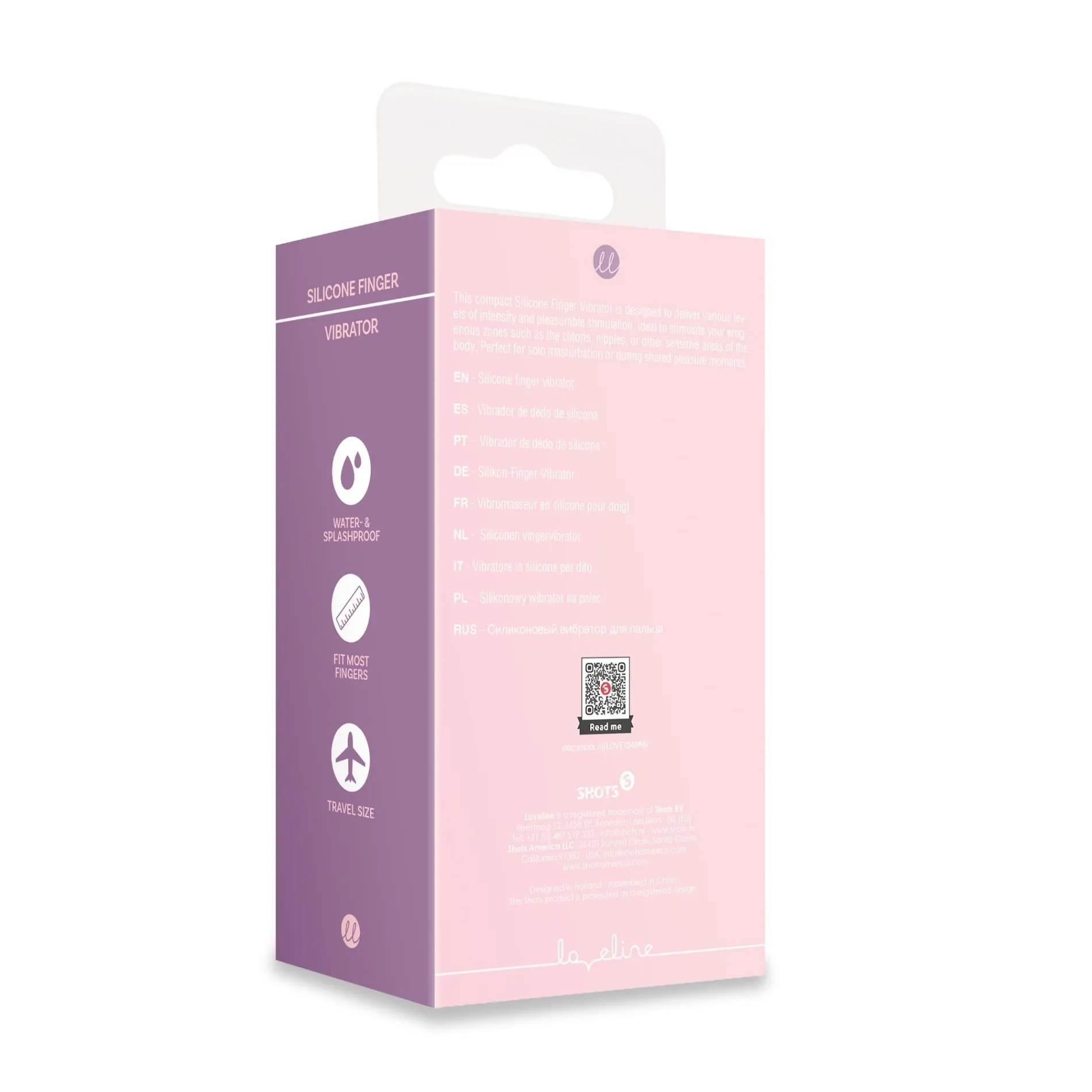 Вибратор на палец Loveline Silicone Finger, 11.2 см (розовый)