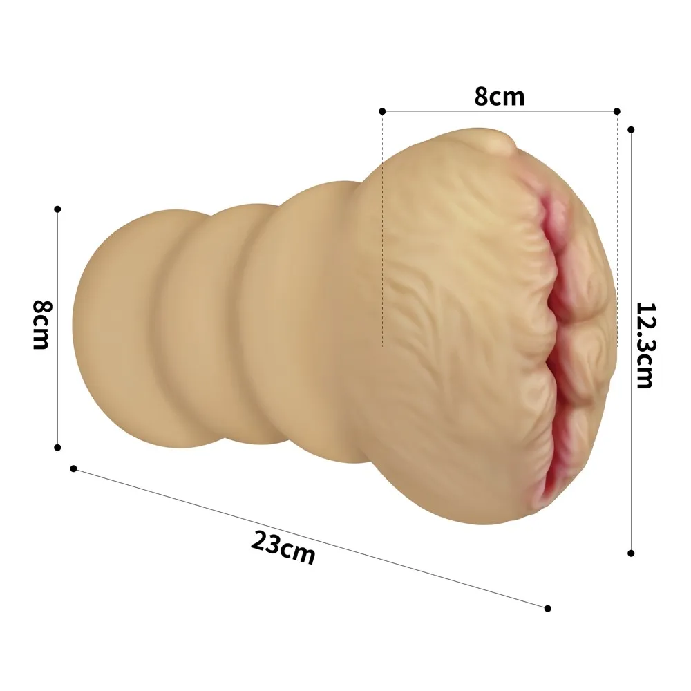Lovetoy Alien's Pie Masturbator #3 - Masturbator, W kolorze cielistym, 23 cm