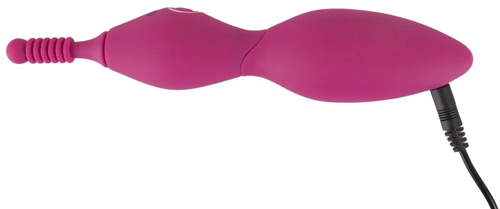 Кліторальний вібратор Sweet Smile Spot Vibrator With 3 Tips, 17,9 см (рожевий)
