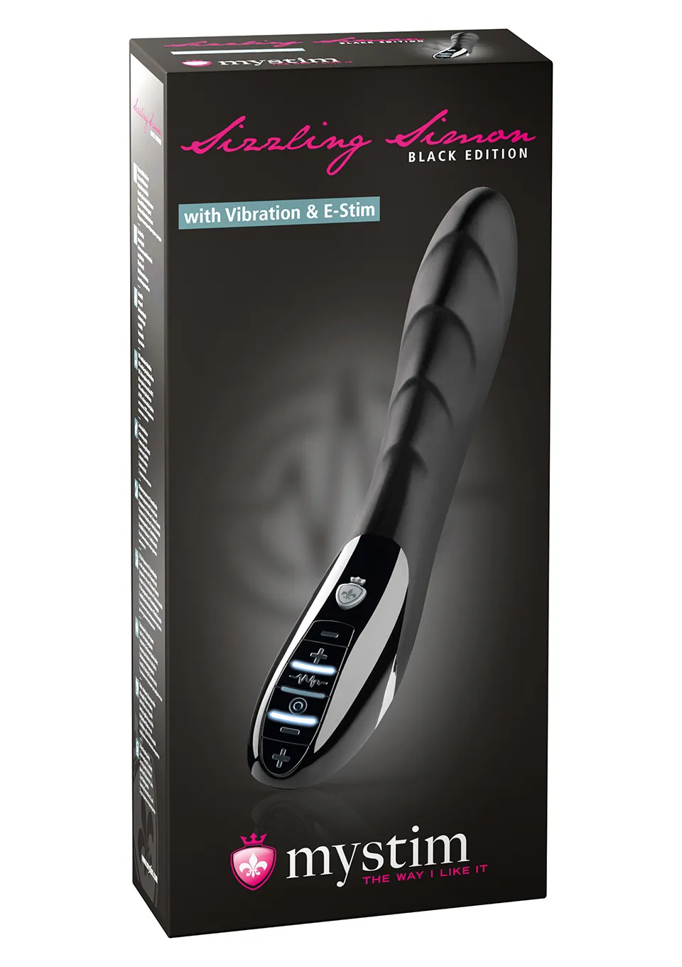Вибратор Mystim Sizzling Simon,27 см (черный)