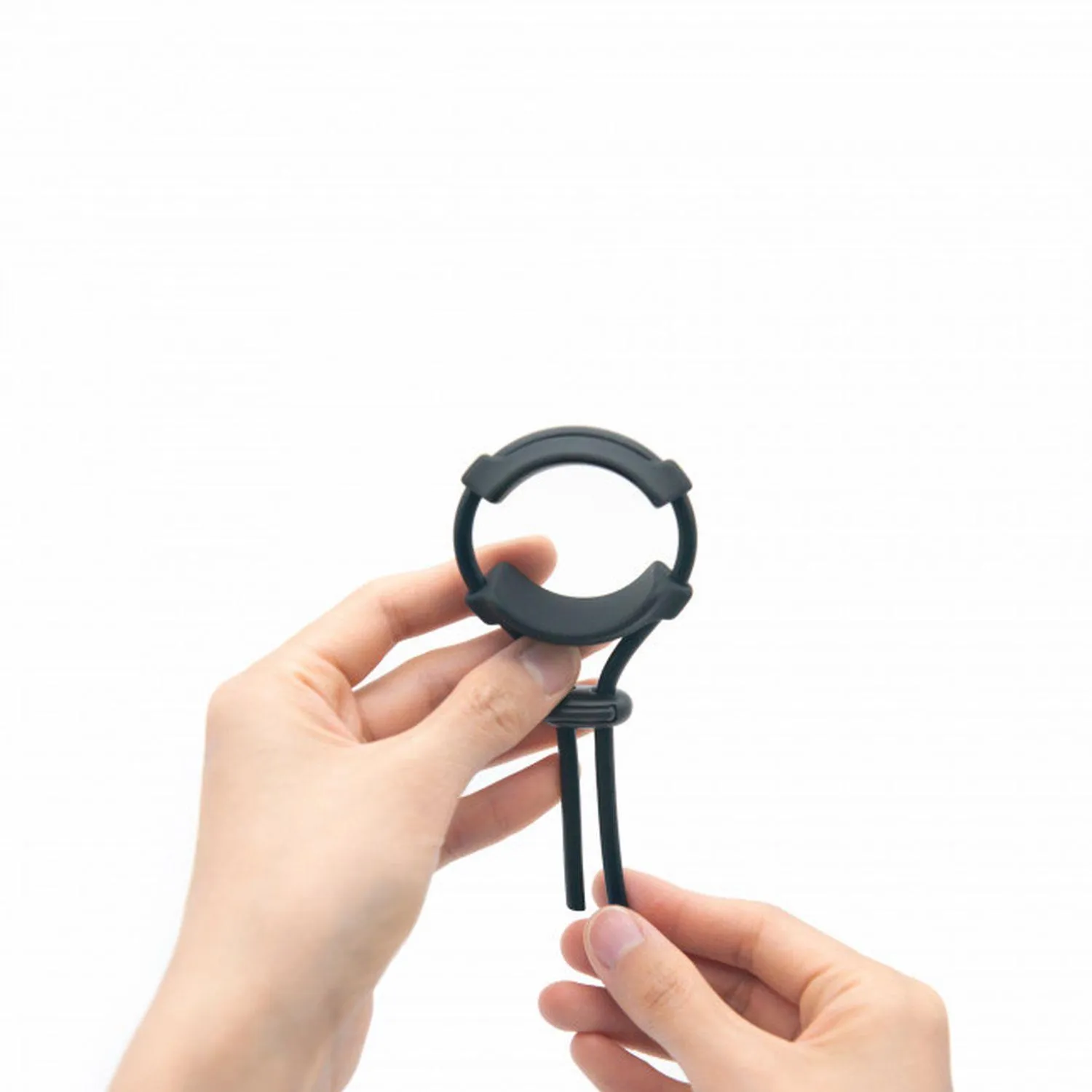 Dorcel Fit Ring - Regulowany pierścień erekcyjny, Czarny, 13 cm