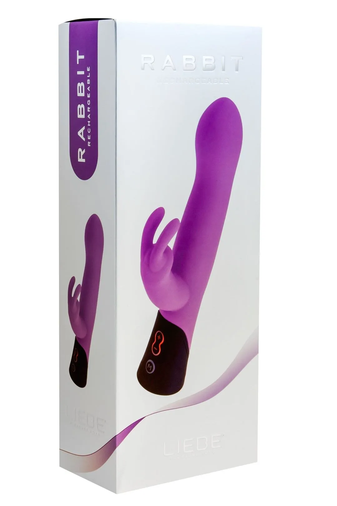 Вібратор-кролик Liebe Pleasure Toys Rabbit Rechargeable, 21,5 см (фіолетовий)