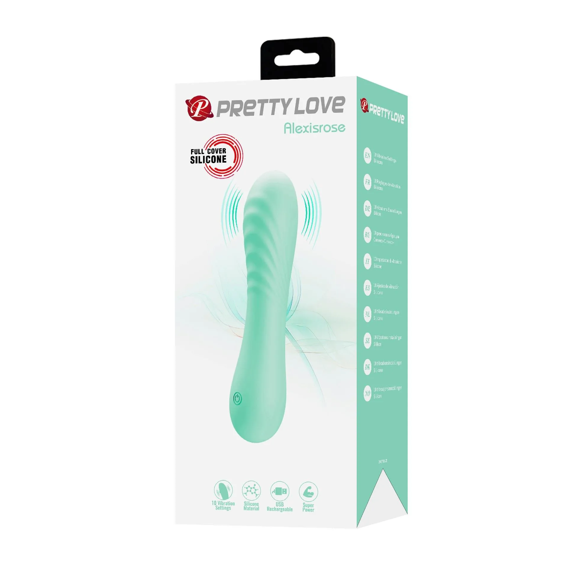 Pretty Love Alexisrose - Wibrator, Zielony, 15 cm