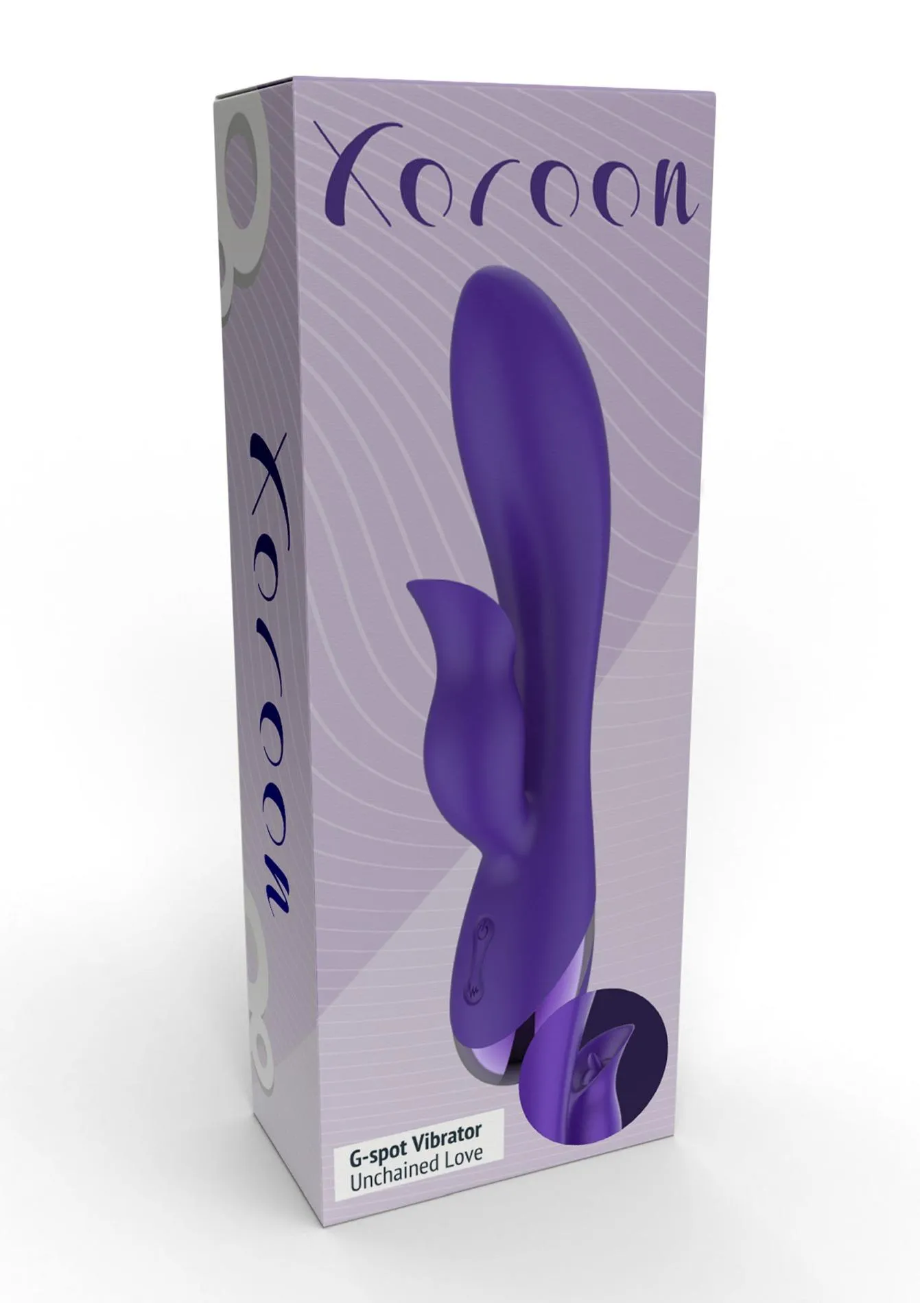 Вибратор-кролик Xocoon Unchained Love G-Spot, 19 см (фиолетовый)