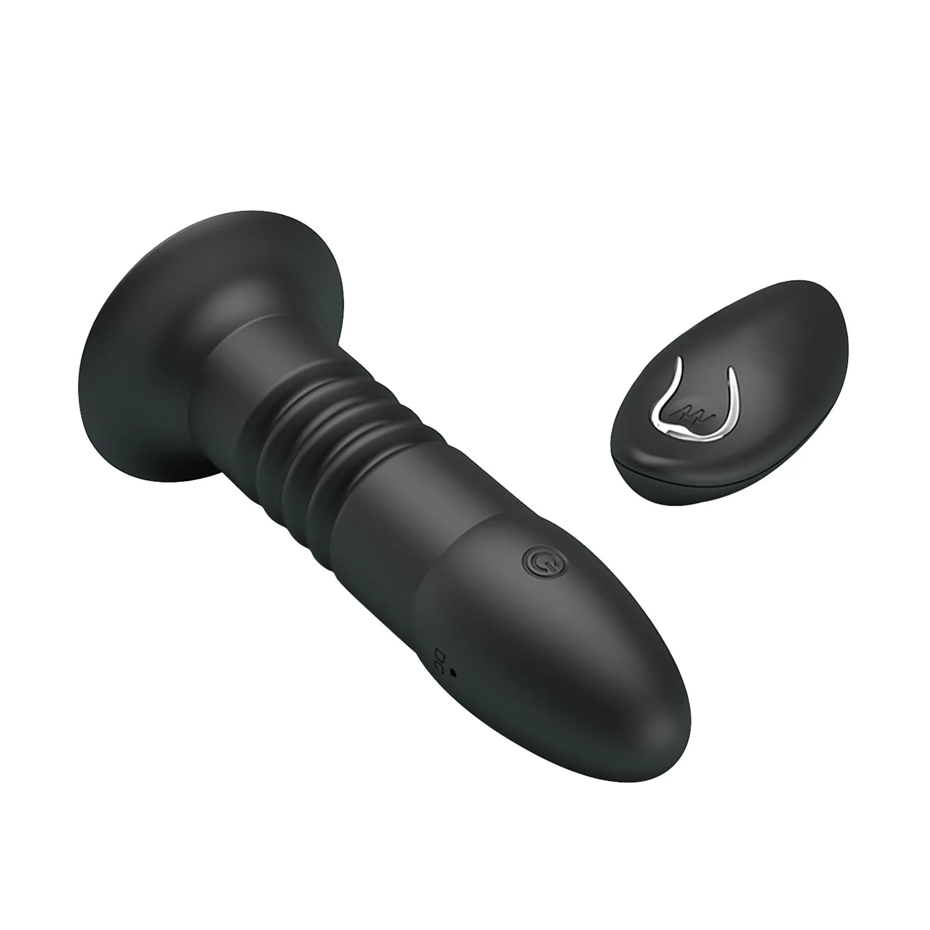 Анальная пробка Mr. Play Remote Control, 13.8 см (черный)