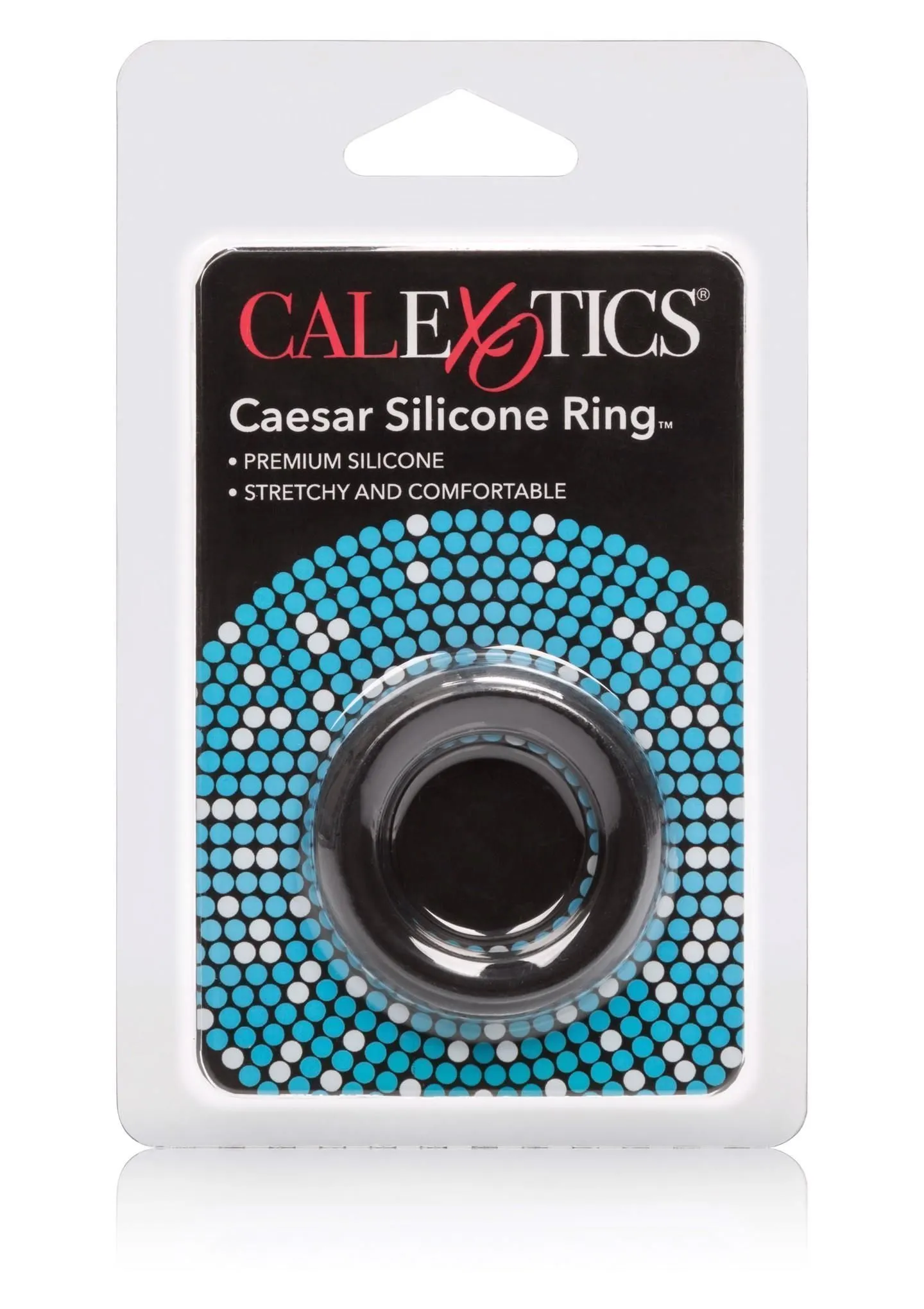 Ерекційне кільце CalExotics Caesar, 3,2 см (чорний)