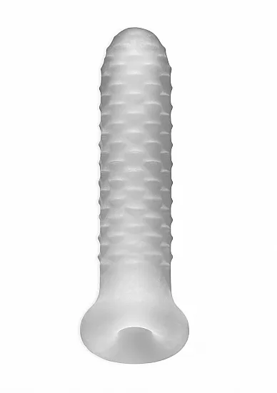 Насадка на пенис Perfect Fit Fat Boy Micro Rib SilaSkin, 19 см (прозрачный)