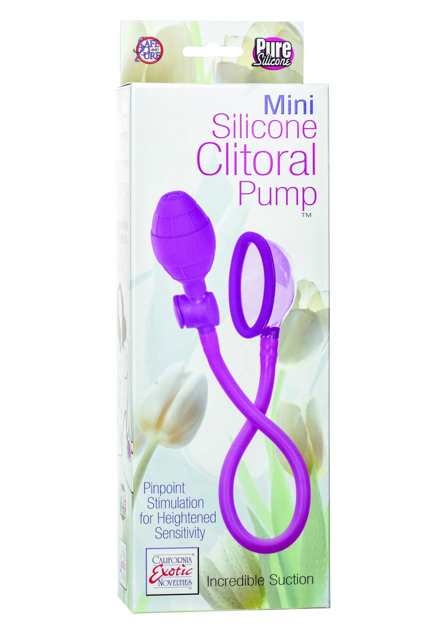 Помпа для жінок Calexotics Mini Silicone Pump Pink (прозорий)