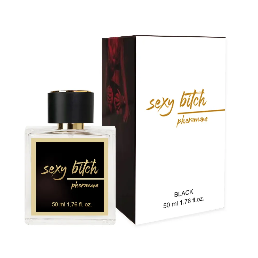 Aurora Sexy Bitch Pheromone Black - Perfumy z feromonami unisex, 50 ml