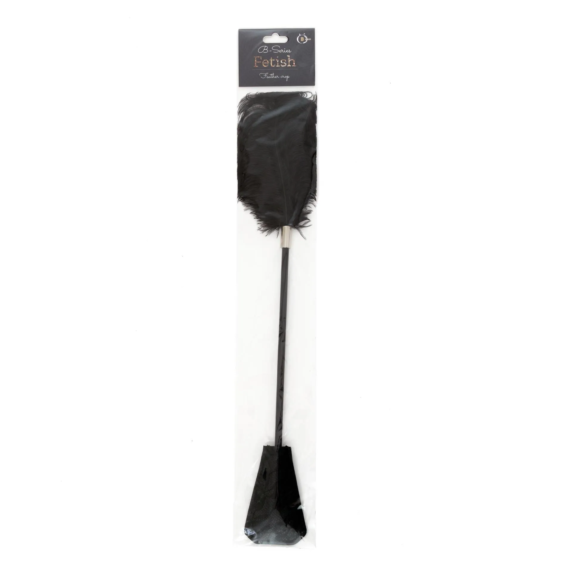 Fetish B - Series Tickler & Whip 1.0 - Szpicruta, Czarny, 43.5 cm