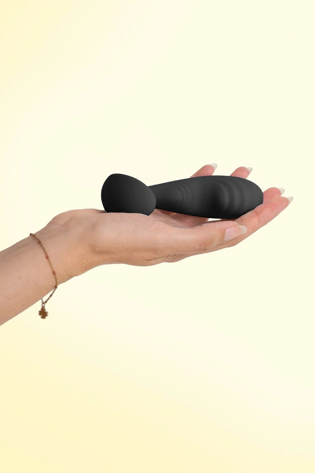 Pleasures Cozy - Stymulator prostaty, Czarny, 12 cm