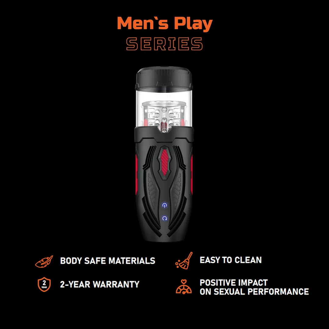 Автоматичний мастурбатор Erospace Men's Play B1 (прозорий)