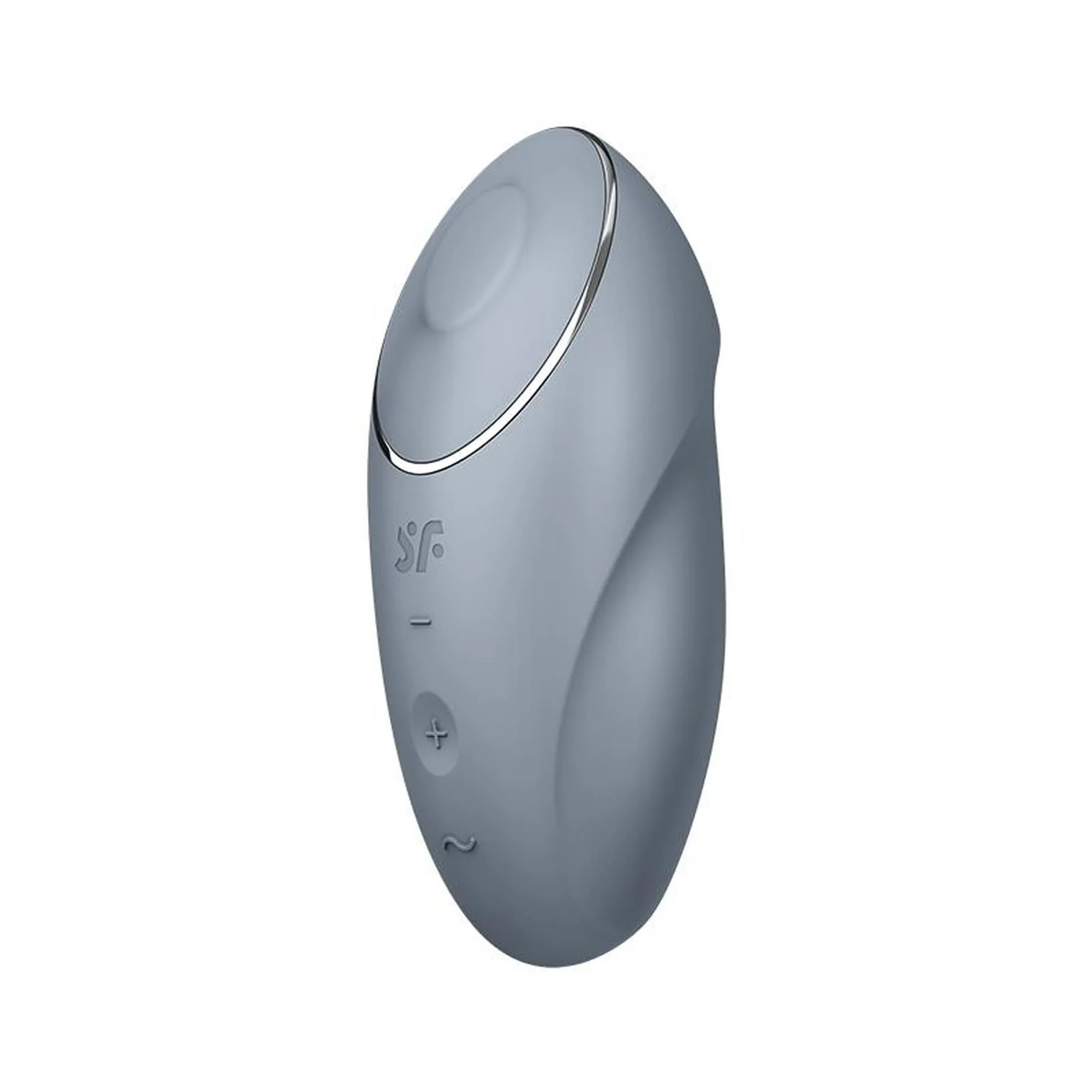 Вібратор для клітора Satisfyer Tap & Climax 1, 11 см (сірий)