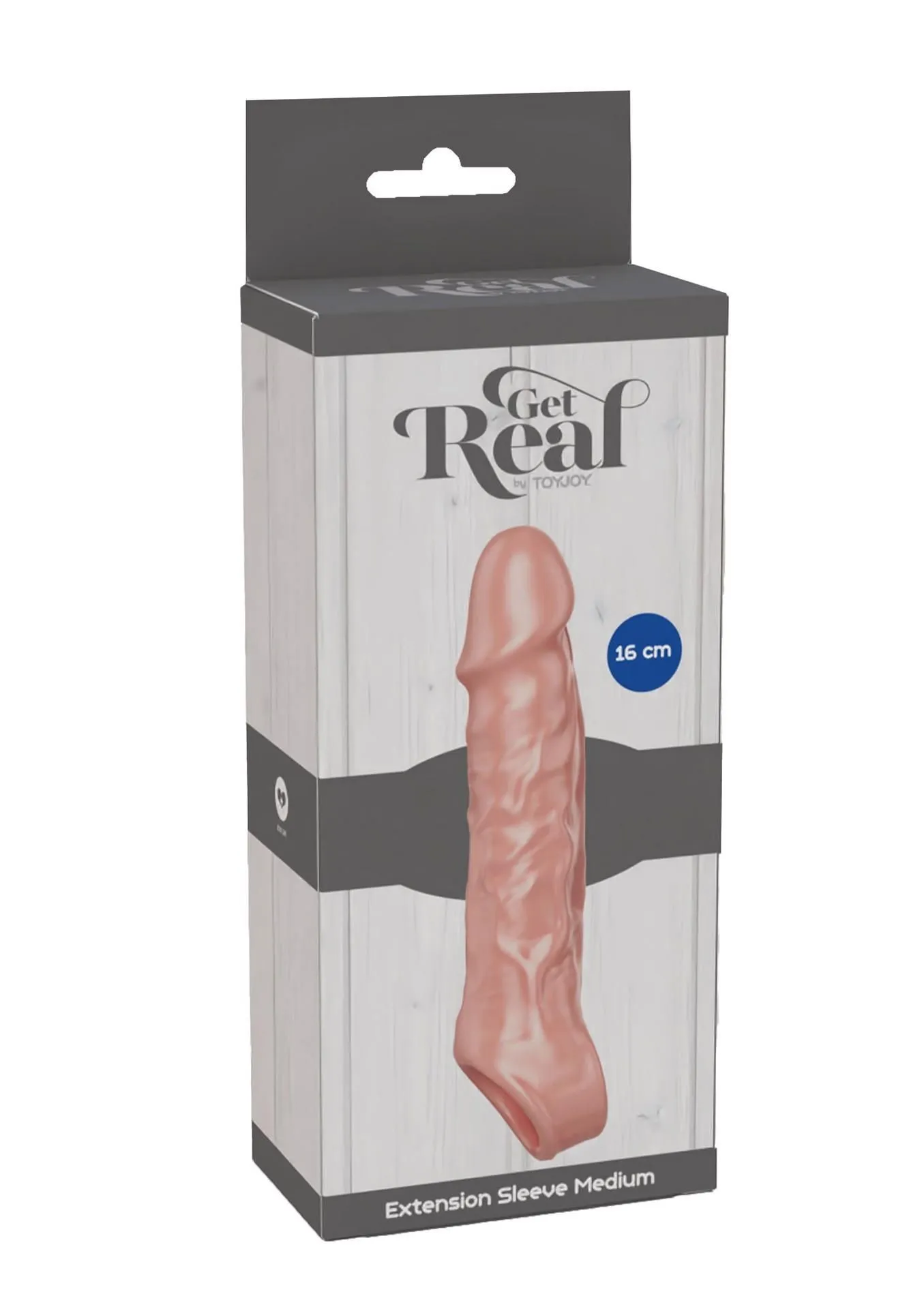 Насадка на пенис Get Real Extension Sleeve M, 16 см (телесный)