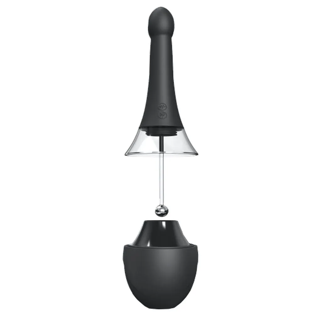 Автоматичний анальний душ з вібрацією Dorcel Douche Mate Pro, 200 мл (чорний)