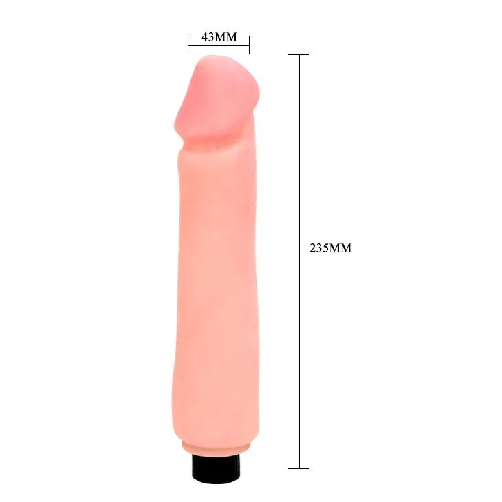 BAILE Flexible Vibrator - Wibrator, W kolorze cielistym, 23, 5 cm